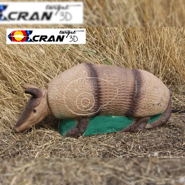 CRAN TARGET 3D Gürteltier 3D Target für Bogenschießen