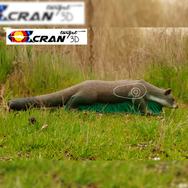 CRAN TARGET 3D Marder 3D Target für Bogenschießen