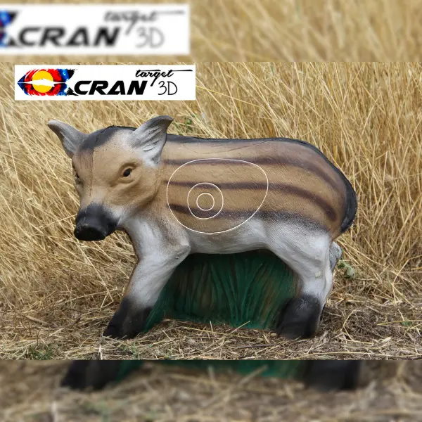 CRAN TARGET 3D Frischling / Wildschwein 3D Target für Bogenschießen