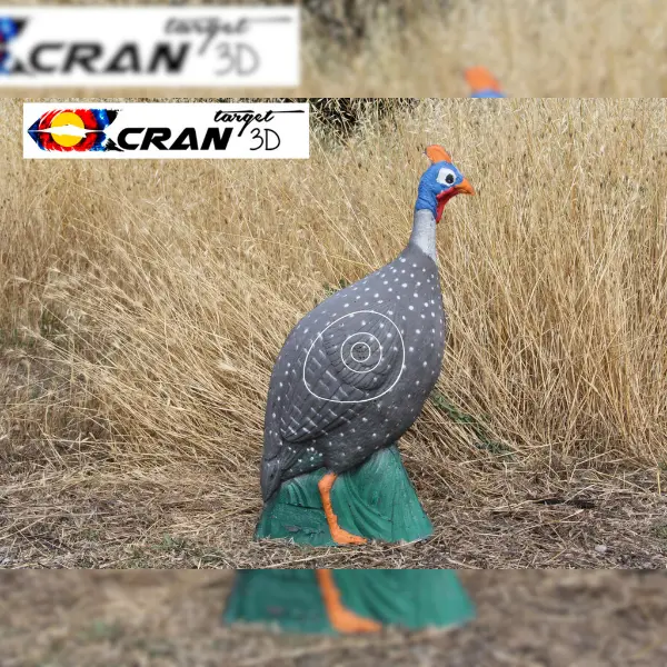 CRAN TARGET 3D Perlhuhn 3D Target für Bogenschießen