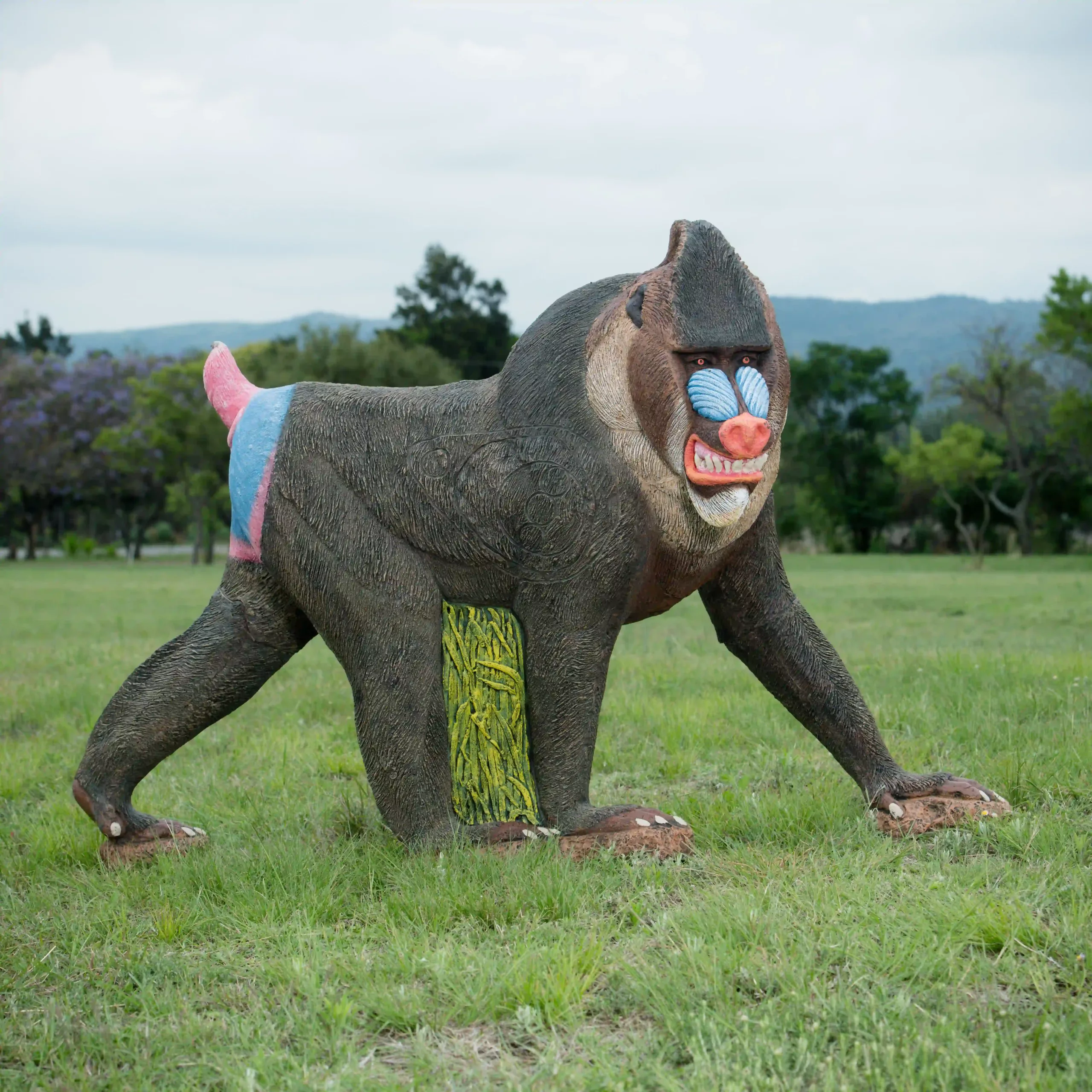 Wildcrete Mandrill / Pavian 3D Target für Bogenschießen