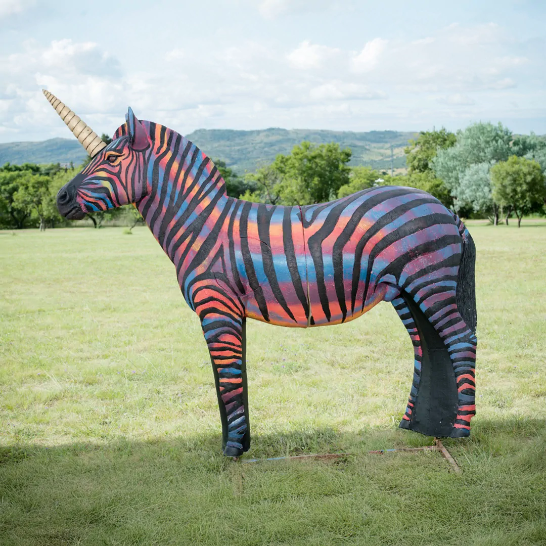 Wildcrete Zebra Einhorn 3D Target für Bogenschießen
