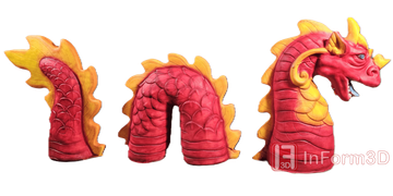 InForm 3D Drache / Nessy 3D Target für Bogenschießen