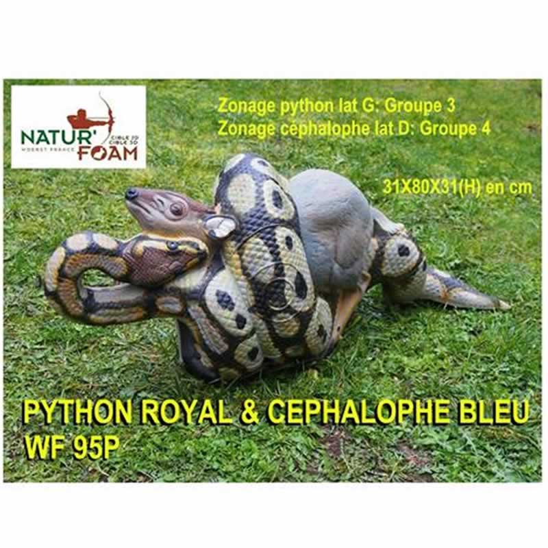 NATURFOAM Python / Schlange 3D Target für Bogenschießen