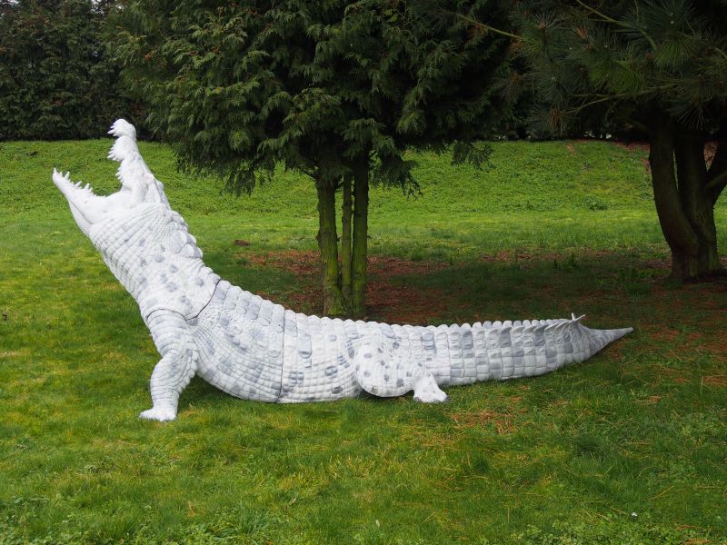 NATURFOAM Nilkrokodil Albino 3D Target für Bogenschießen