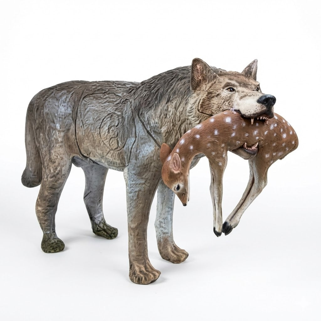 Kong 3D Targets Wolf mit Kitz 3D Target für Bogenschießen