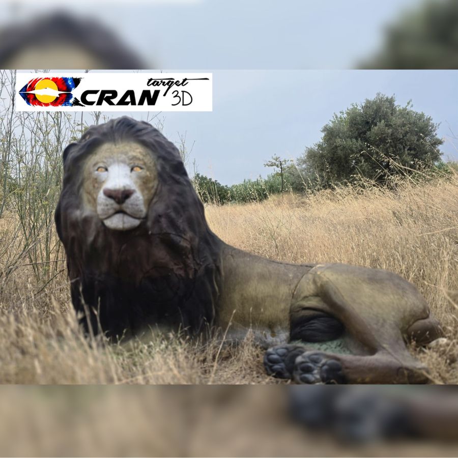 CRAN TARGET 3D Löwe 3D Target für Bogenschießen