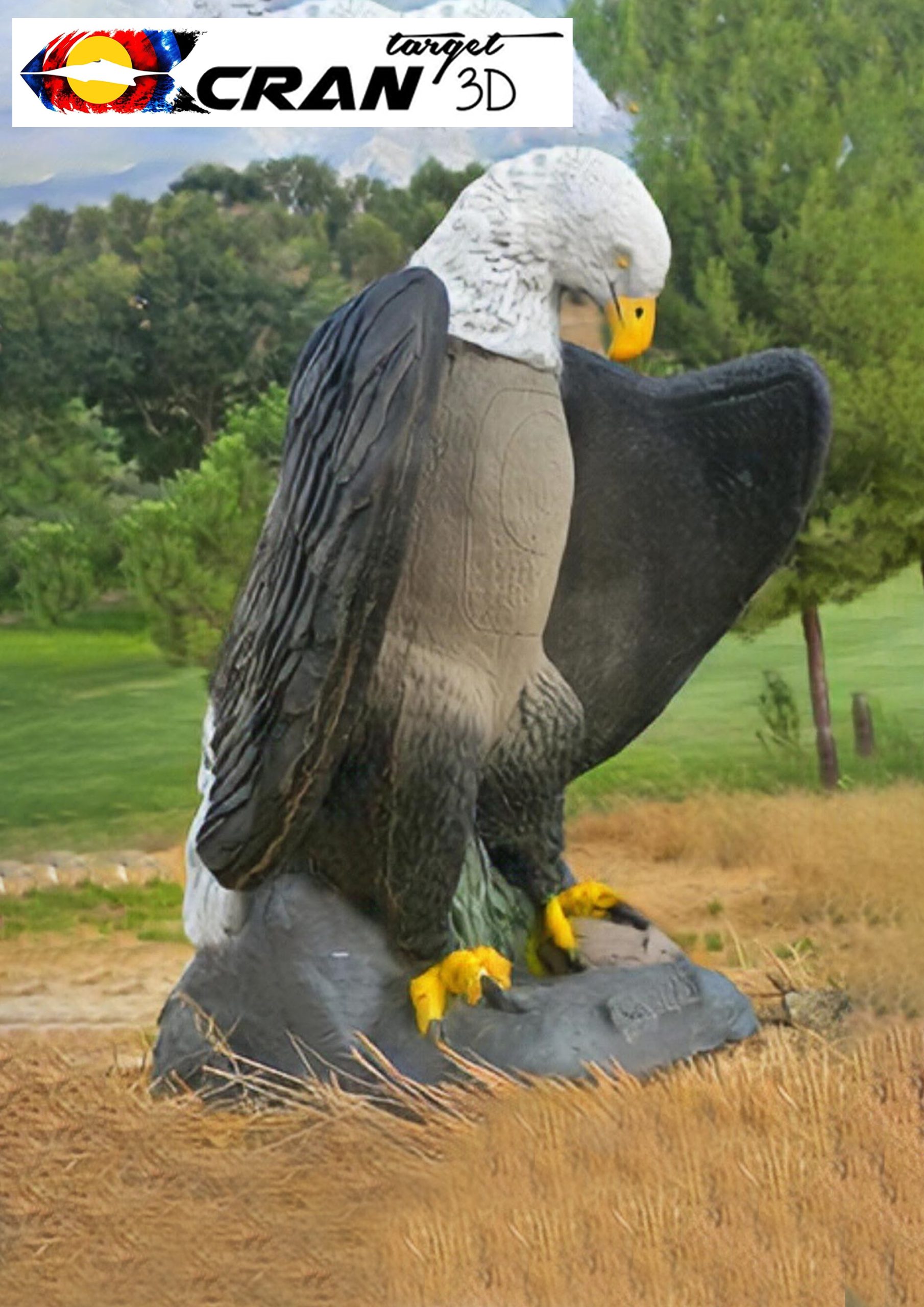 CRAN TARGET 3D Adler 3D Target für Bogenschießen