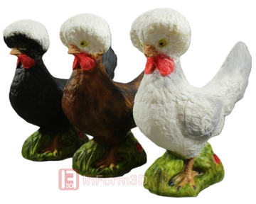 InForm 3D Haubenhuhn 3D Target für Bogenschießen