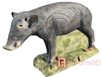 InForm 3D Überläufer / Wildschwein 3D Target für Bogenschießen