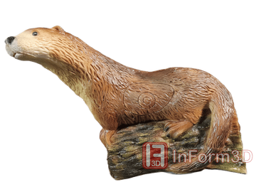 InForm 3D Fischotter 3D Target für Bogenschießen