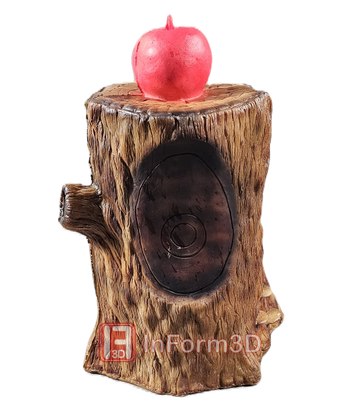 InForm 3D Baumstamm mit Apfel 3D Target für Bogenschießen