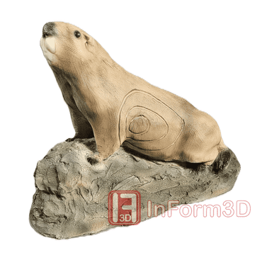 InForm 3D Murmeltier 3D Target für Bogenschießen