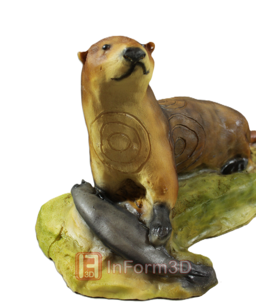 InForm 3D Fischotter 3D Target für Bogenschießen
