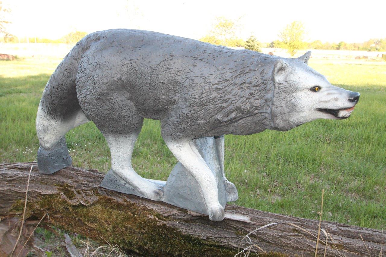 FRANZBOGEN Sibirischer Wolf 3D Target für Bogenschießen