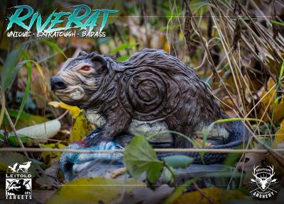 LEITOLD RiveRat / Ratte / Zombie 3D Target für Bogenschießen