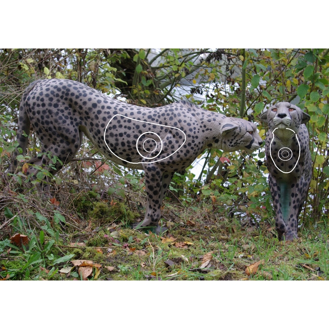 NATURFOAM Gepard 3D Target für Bogenschießen