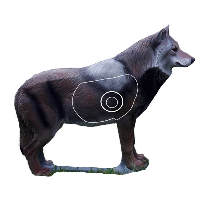 NATURFOAM Wolf 3D Target für Bogenschießen