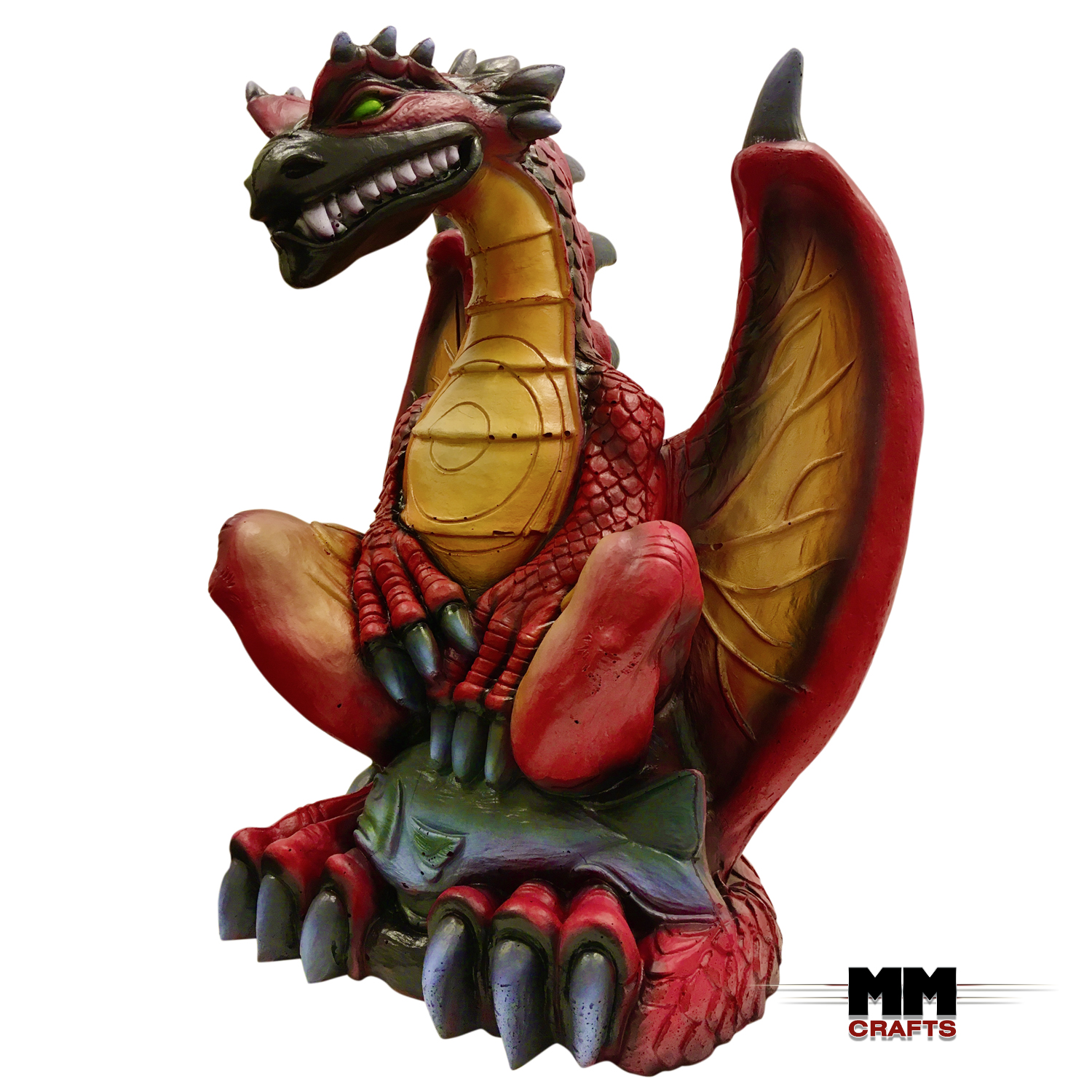 MM-CRAFTS Säbelschwinge Phoenix / Drache 3D Target für Bogenschießen