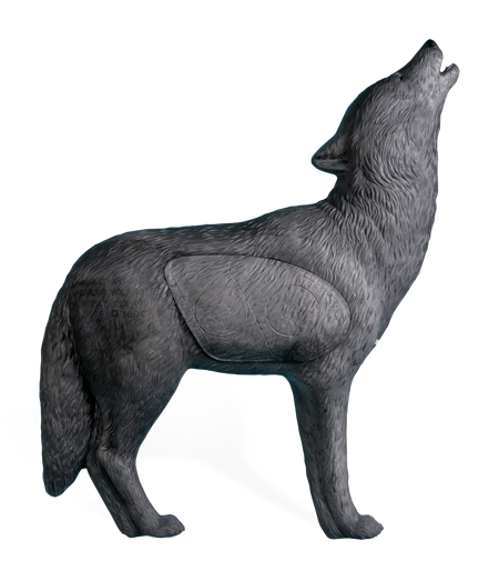 RINEHART Grauer Heuler Wolf 3D Target für Bogenschießen