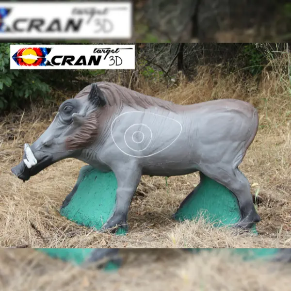 CRAN TARGET 3D Warzenschwein 3D Target für Bogenschießen