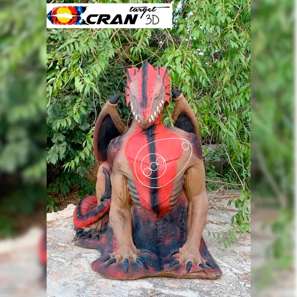 CRAN TARGET 3D Drache 3D Target für Bogenschießen