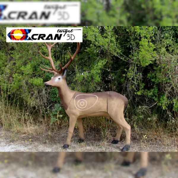 CRAN TARGET 3D Hirsch 3D Target für Bogenschießen