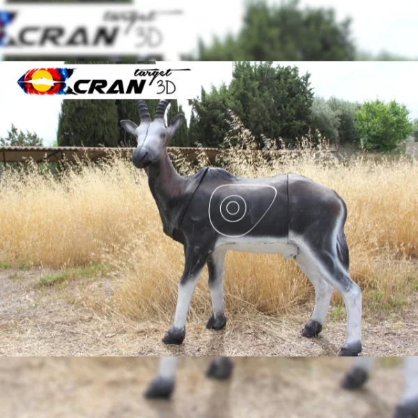 CRAN TARGET 3D Blesbock / Antilope 3D Target für Bogenschießen