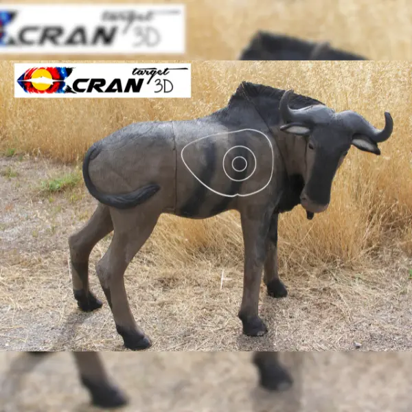 CRAN TARGET 3D Gnu / Antilope 3D Target für Bogenschießen
