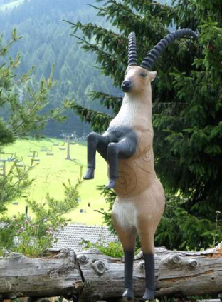 ITALESPANSO Steinbock, hüpfernd 3D Target für Bogenschießen