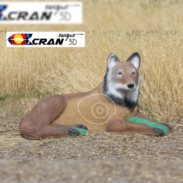 CRAN TARGET 3D Wolf 3D Target für Bogenschießen