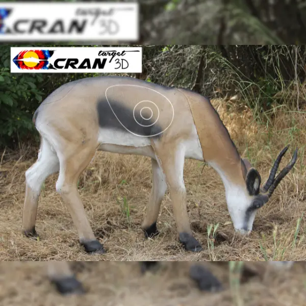 CRAN TARGET 3D Springbock / Antilope 3D Target für Bogenschießen