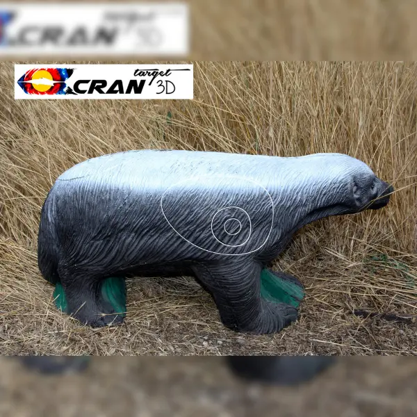 CRAN TARGET 3D Honigdachs 3D Target für Bogenschießen