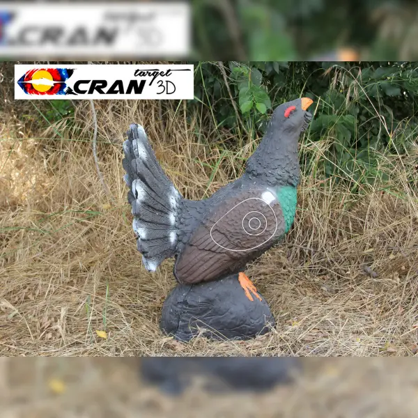 CRAN TARGET 3D Auerhahn / Birkhuhn 3D Target für Bogenschießen