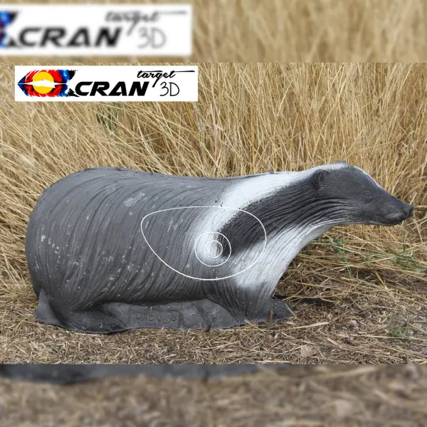 CRAN TARGET 3D Dachs 3D Target für Bogenschießen