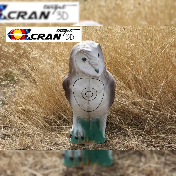 CRAN TARGET 3D Eule 3D Target für Bogenschießen