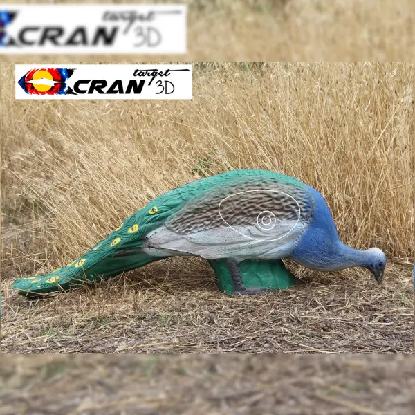 CRAN TARGET 3D Pfau 3D Target für Bogenschießen